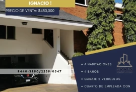 Venta de Casa Residencial San Ignacio Tegucigalpa